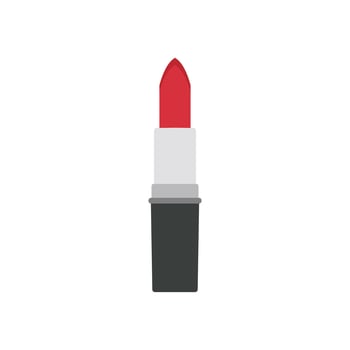 Lipstick flat design vector illustration isolated on white background