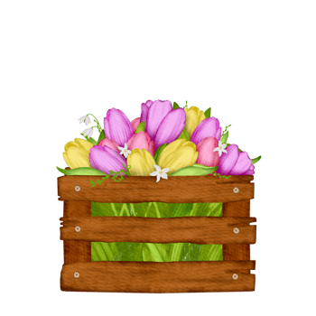 Tulip flower element png, Easter watercolor clipart Free PNG