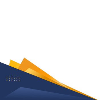 Blue and gold gradient abstract border for business or certificate png