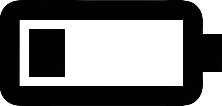 Battery energy icon symbol vector image. Illustration of the batteries charge electric icon design image. EPS 10