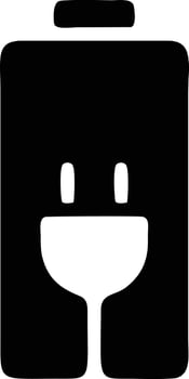 Battery energy icon symbol vector image. Illustration of the batteries charge electric icon design image. EPS 10
