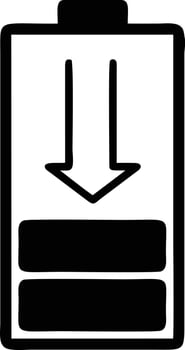 Battery energy icon symbol vector image. Illustration of the batteries charge electric icon design image. EPS 10
