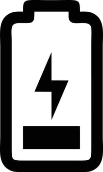 Battery energy icon symbol vector image. Illustration of the batteries charge electric icon design image. EPS 10
