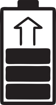 Battery energy icon symbol vector image. Illustration of the batteries charge electric icon design image. EPS 10
