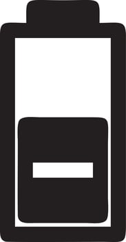 Battery energy icon symbol vector image. Illustration of the batteries charge electric icon design image. EPS 10