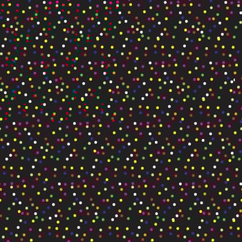 Abstract Random Rainbow Party Polka Background Art. All Color Dot. Red Flying Background Color. Small Pattern Cute Summer. Seamless Graphic Blob. Geometric Ink Dot Pattern vector