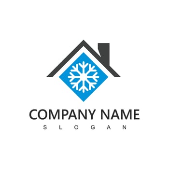 Air Conditioning Logo, HVAC Logo Concept vector