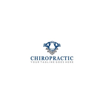 Spine diagnostic center logo. Vector illustration.