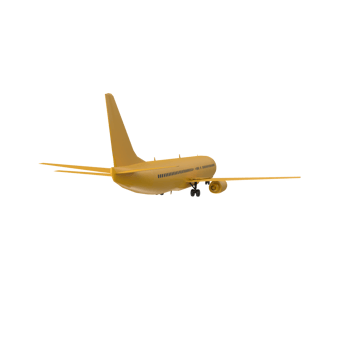 Plane isolated on transparent png