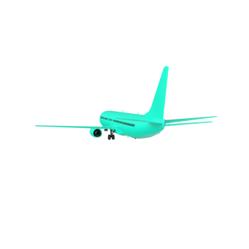 Plane isolated on transparent png