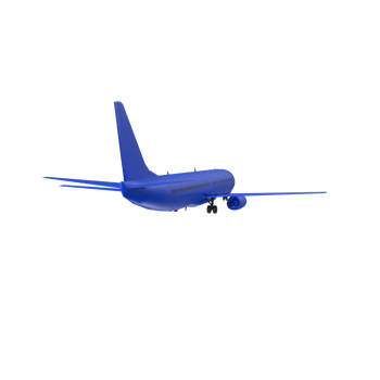 Plane isolated on transparent png