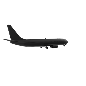 Plane isolated on transparent png