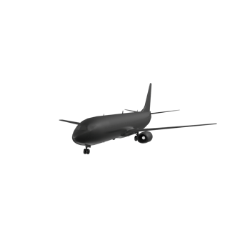 Plane isolated on transparent png