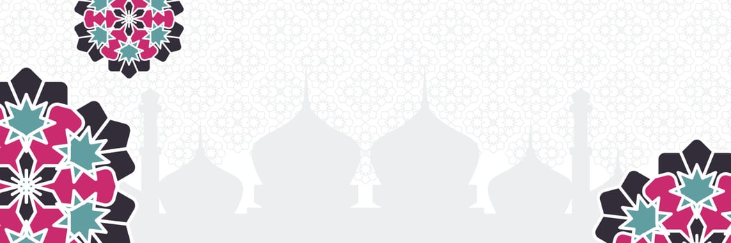 Islamic background, with beautiful mandala ornament. vector template for banners, greeting cards for Islamic holidays, eid al fitr, ramadhan, eid al adha