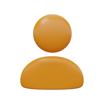 User icon.3D render png
