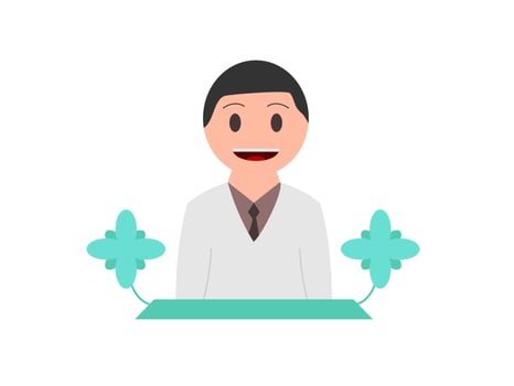 doctor vector illustration flat design