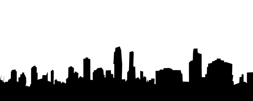 City, background illustration. Black png