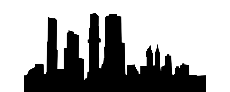 City, background illustration. Black png