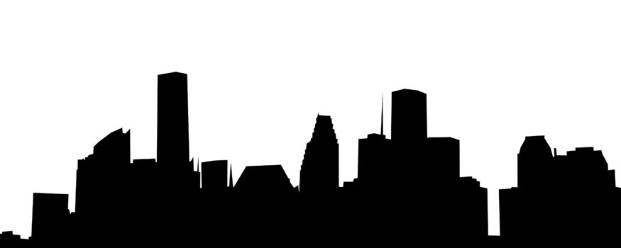 City, background illustration. Black png