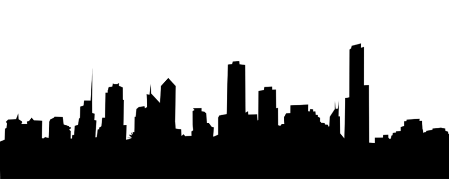City, background illustration. Black png
