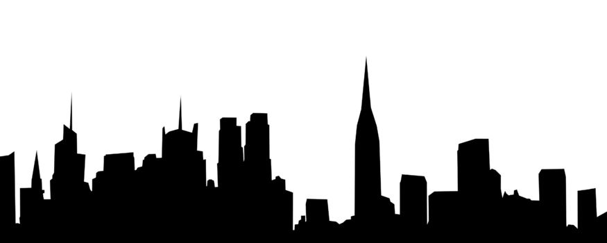 City, background illustration. Black png