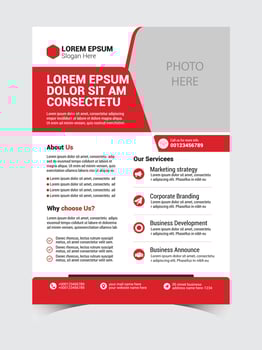 Corporate Flyer Design For Your Business vector