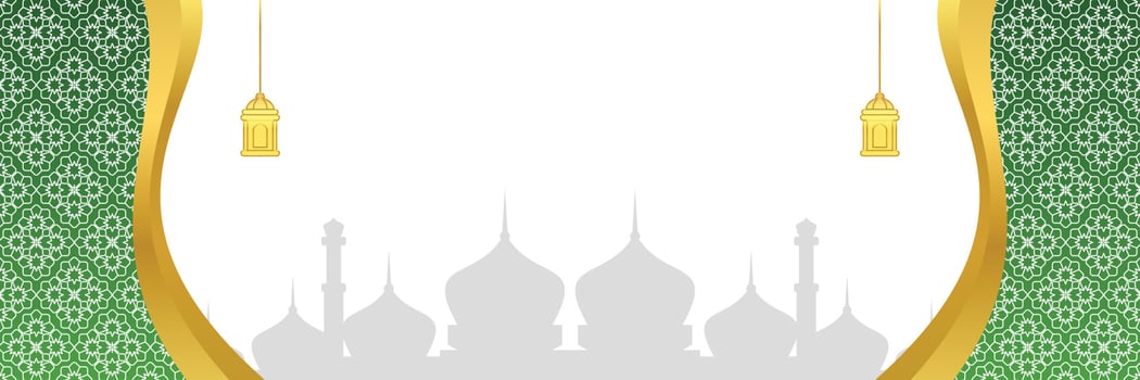 Islamic background, with mandala ornament, lantern and mosque silhouette. vector template for banners, greeting cards for Islamic holidays, eid al fitr, ramadhan, eid al adha