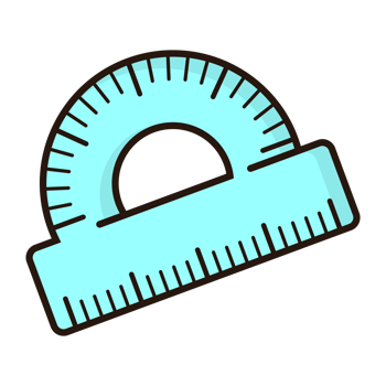 Illustration of Protractor png