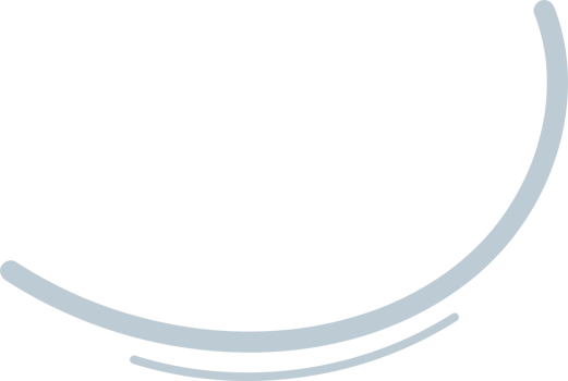 Hand drawn doodle curved line clip art png