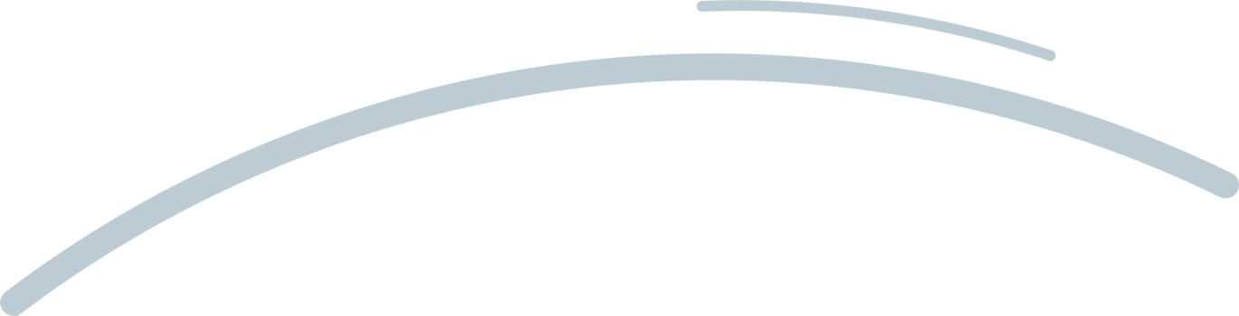 Hand drawn doodle curved line clip art png