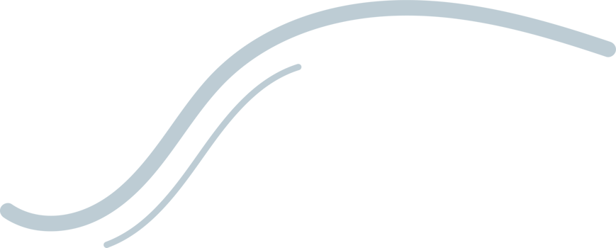 Hand drawn doodle curved line clip art png