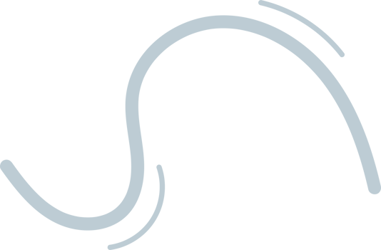 Hand drawn doodle curved line clip art png