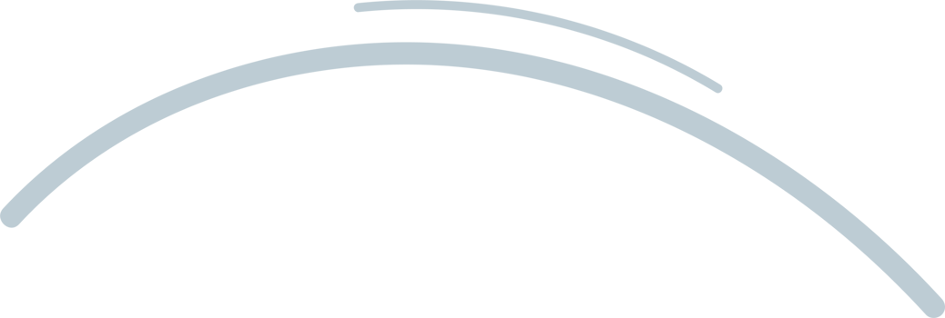Hand drawn doodle curved line clip art png