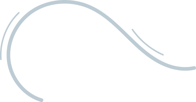 Hand drawn doodle curved line clip art png