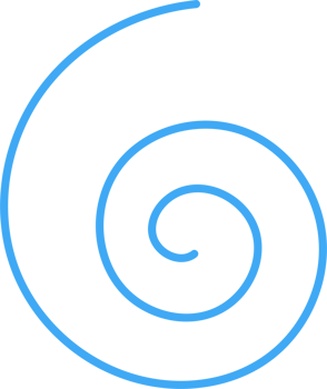 Hand drawn doodle spiral png