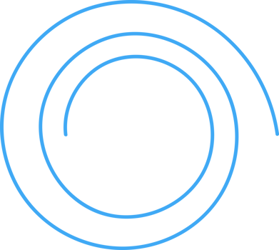 Hand drawn doodle spiral png