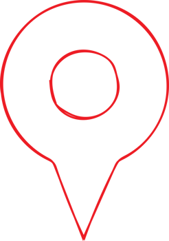 Hand drawn map pointer pin clip art png