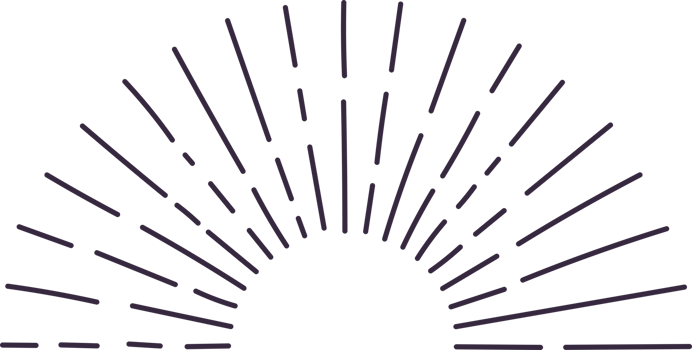Hand drawn sunburst clip art png