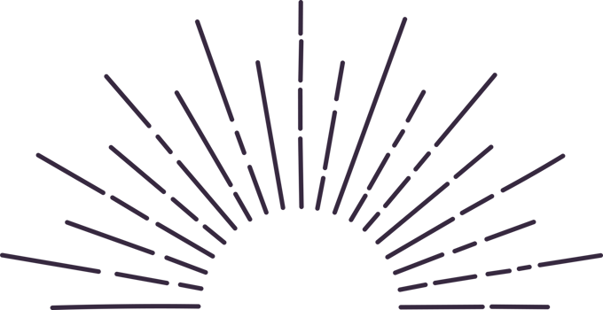 Hand drawn sunburst clip art png