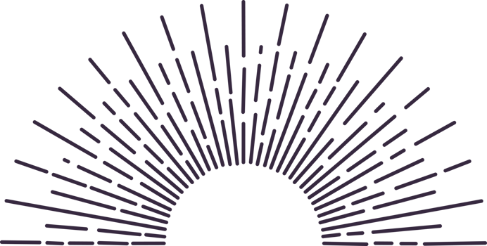 Hand drawn sunburst clip art png