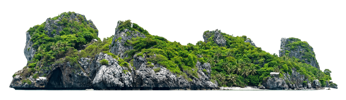 beautiful Island isolated png