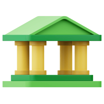 Icon Bank 3D Illustration png