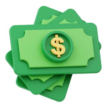Icon Money 3D Illustration png