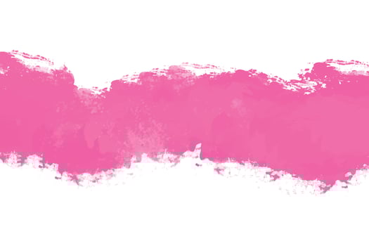 Modern pink brush stroke watercolor design vector