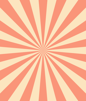 Retro rays banner png