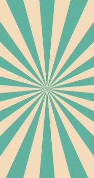 Retro rays banner png