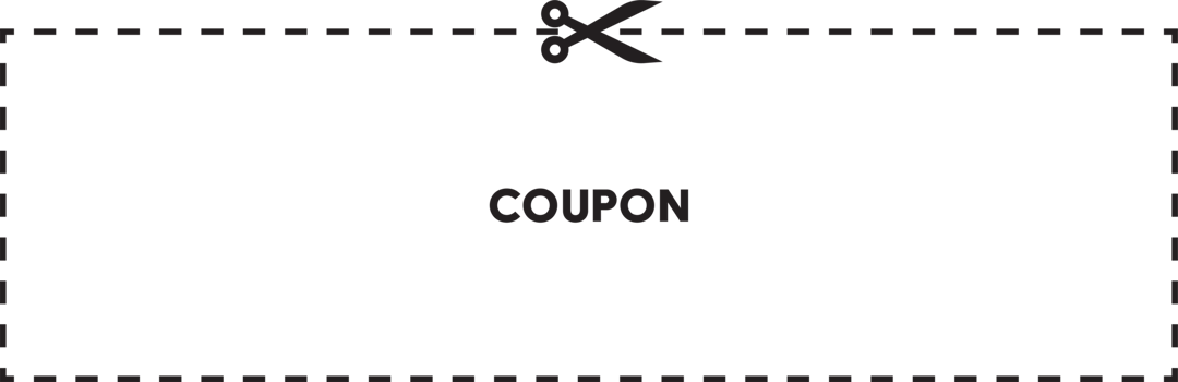 Scissors that cut coupon png