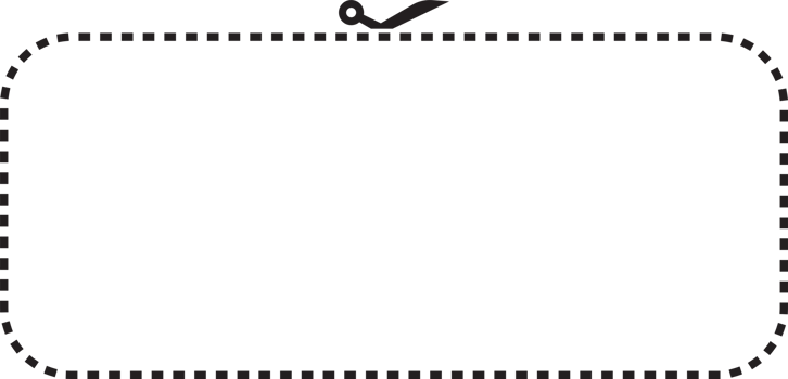 Scissors that cut coupon png