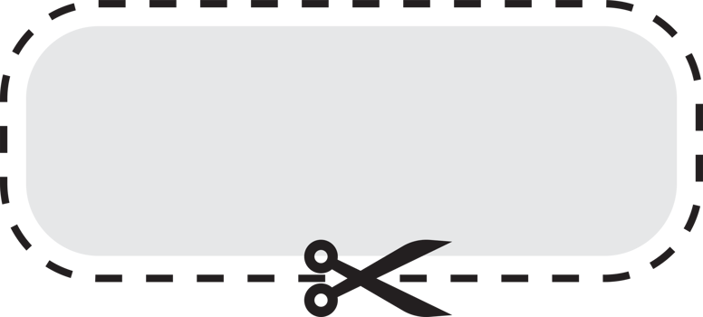 Scissors that cut coupon png