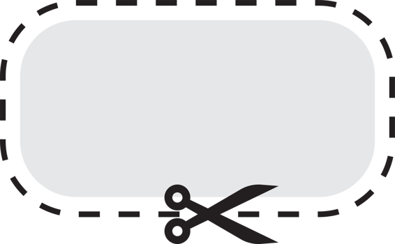 Scissors that cut coupon png